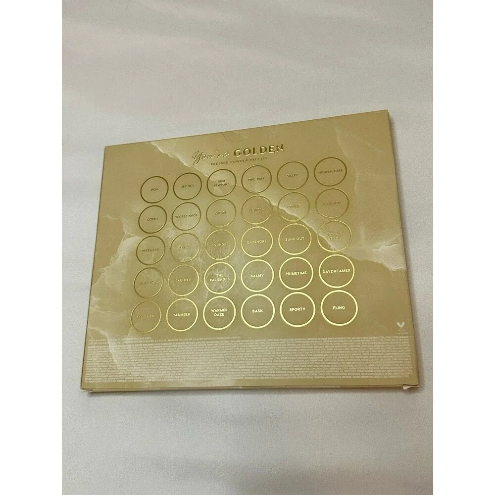 ColourPop You're Golden Eyeshadow Pressed Powder Palette 30 Shades NEW IN BOX